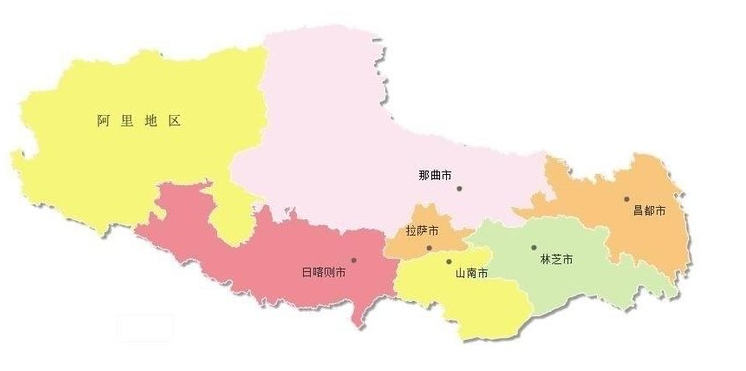西藏地理位置